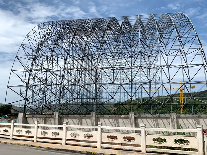 重庆山寨矿储煤棚网架